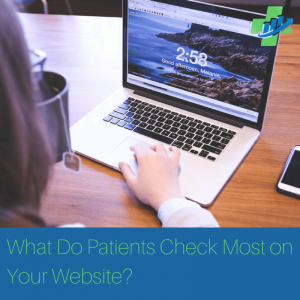 patient check on your website