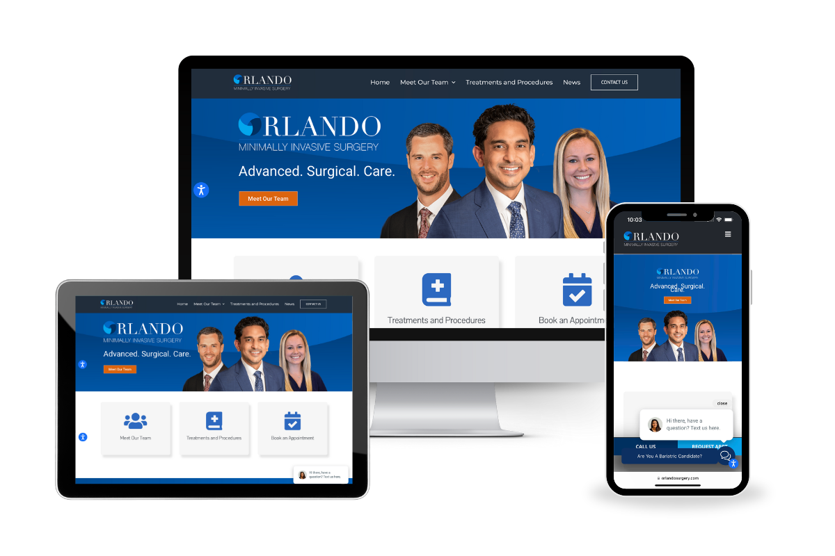 New Website Designed for Orlando Minimally Invasive Surgery 